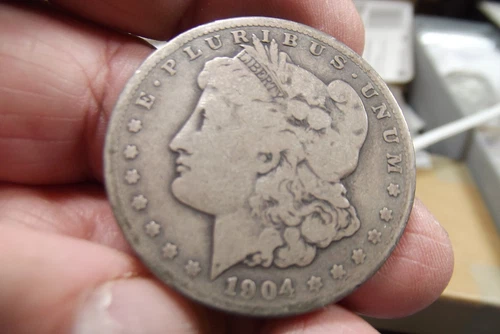 1904-S Morgan Silver Dollar  VG Nice Filler for a tough date