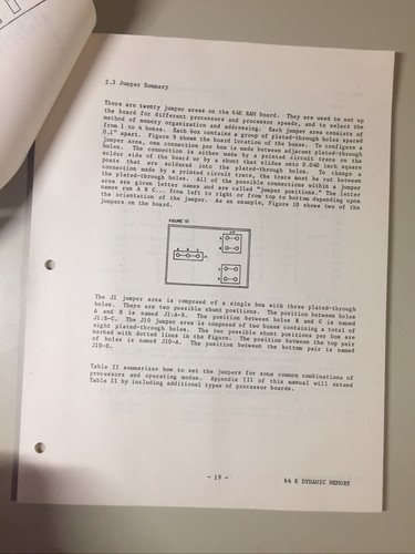 Vintage 1980 Ithaca Series II 64 K Dynamic Memory For IEEE/696 S100 BUS MANUAL - Bild 6 von 12