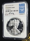 BEAUTIFUL AMERICAN SILVER EAGLE 2017 W NGC PF70 ULTRA CAMEO -EDMUND MOY