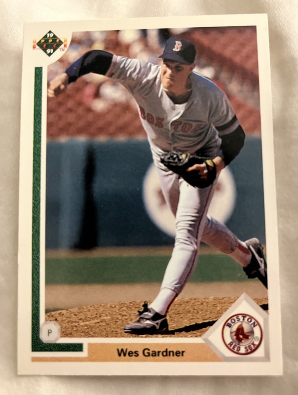 WES GARDNER ⚾ 1991 Upper Deck #214 Boston Red Sox