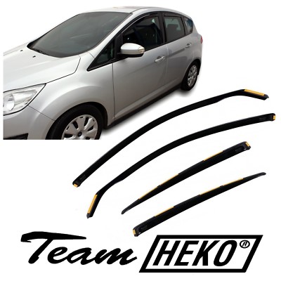 Windabweiser HEKO Passend Für Ford C-Max 2011-2019 5-Türer 4-Tlg