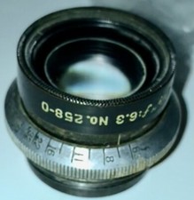 UNTESTED Vintage Federal Anastigmat 5 1/2 ; f 6.3 Lens