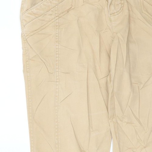 Pantalones de algodón beige para mujer Miso talla 8 L30 delgados - Imagen 11 de 12