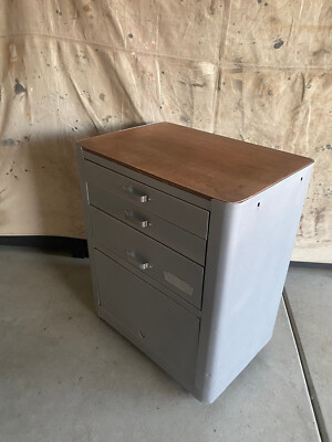 1950s USA vintage チェスト Vintage 1950s 60s Craftsman Rolling Tool Box 3 Drawer