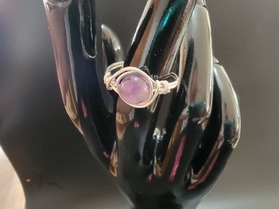 Copper wire wrapped handmade ring jewelry