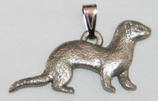 Ferret Harris Fine Pewter Pendant USA Made