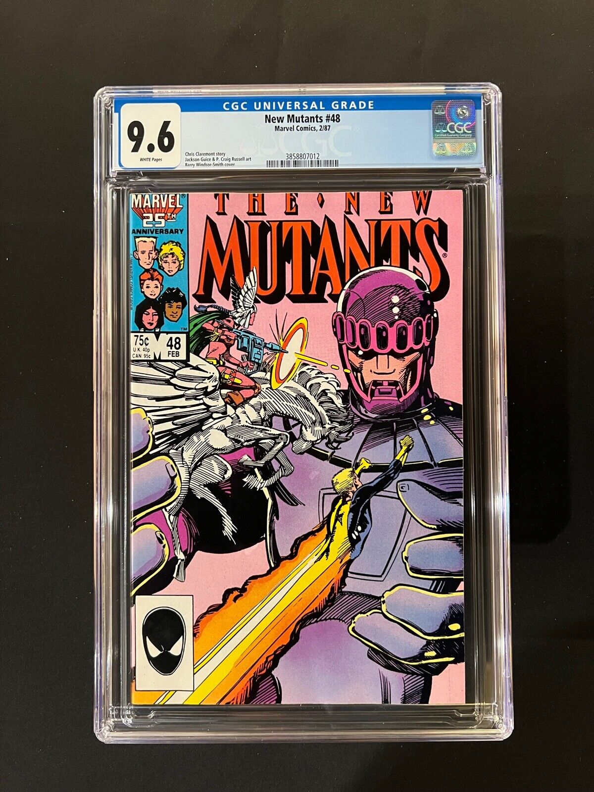 New Mutants #48 CGC 9.6 (1987) - Sentinels cover
