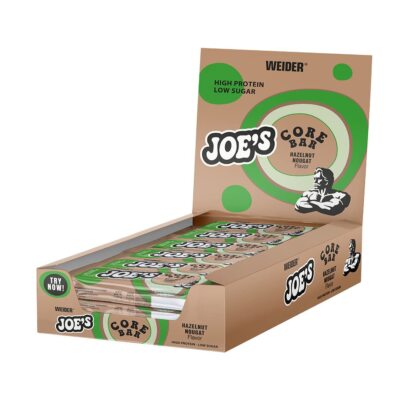 Weider Joe's Core Bar - Hazelnut-Nougat, 12 x 45g - MHD/BBD: 30.06.2025