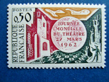 France 1962 variété, N° 1334b **  sans le pôle sud