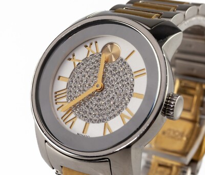 Movado Bold Mb.01.3.14.6125 32mm Stainless Mirror Bezel Midsize