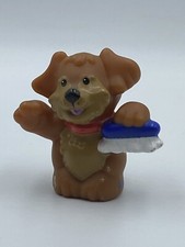 2007 Fisher Price Little People CAR WASH BROWN DOG PUPPY WITH BRUSH Only
