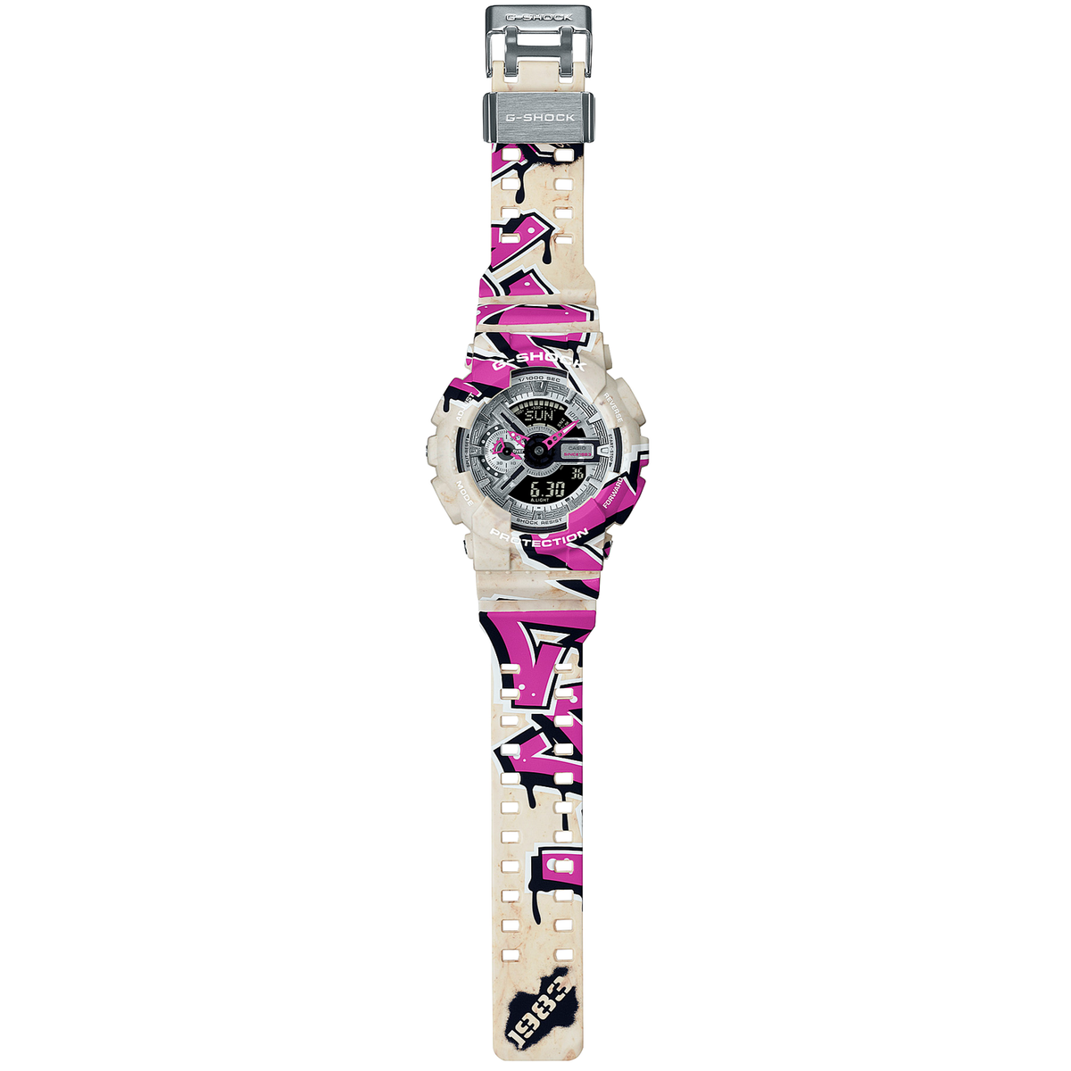 Casio G-Shock GA-110SS-1AJR Quartz Black Dial 51.2 mm Watch | eBay