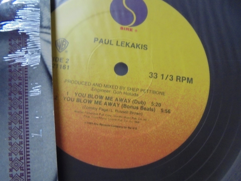 A PAUL LEKAKIS YOU BLOW ME AWAY 12 ON SIRE RECORDS IN SHRINK EBay a-paul-lekakis-you-blow-me-away-12-on-sire-records-in-shrink-ebay