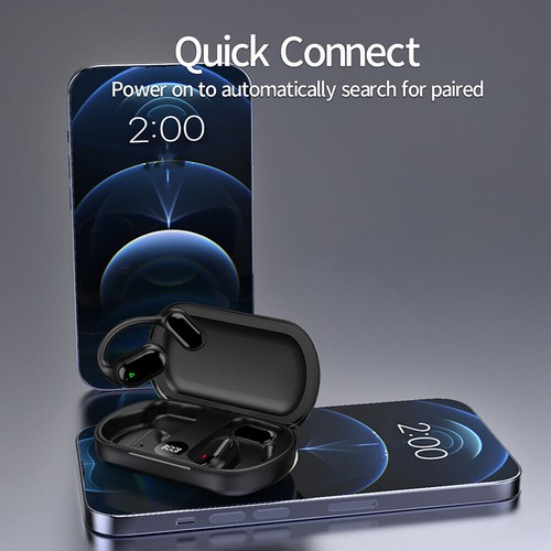Bluetooth Wireless Headsets Air Conduction Headphones Outdoor Sport Earbuds - Zdjęcie 9 z 10