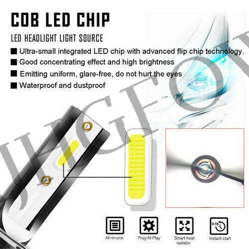 Para Aston Martin V12 Vantage 2010-2017 Faro LED H11+H11 Combo Spuer Brillante Foto 2 de 4