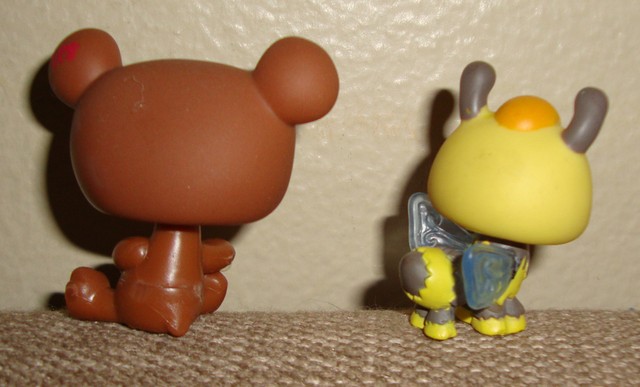 Littlest Pet Shop Brown Bear Bumble Bee 1583 813 | eBay