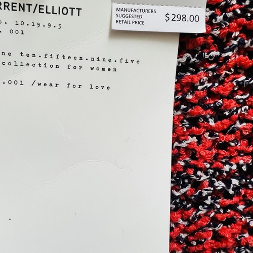Current/Elliott The Moonshine Sweater, Red/Black, Size 2, Small, NWT - Picture 10 of 12