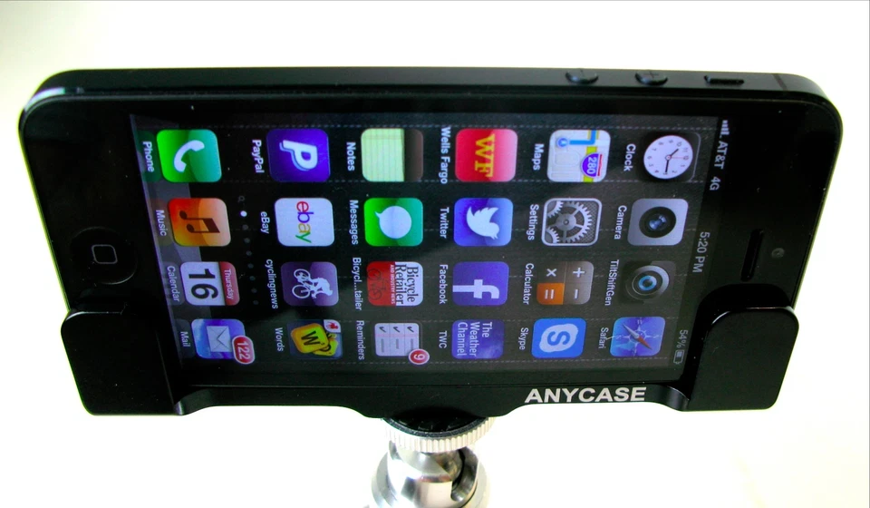 anycase™ iPhone Tripod Adapter - Black Anodized - All iPhones - Image 3 of 4