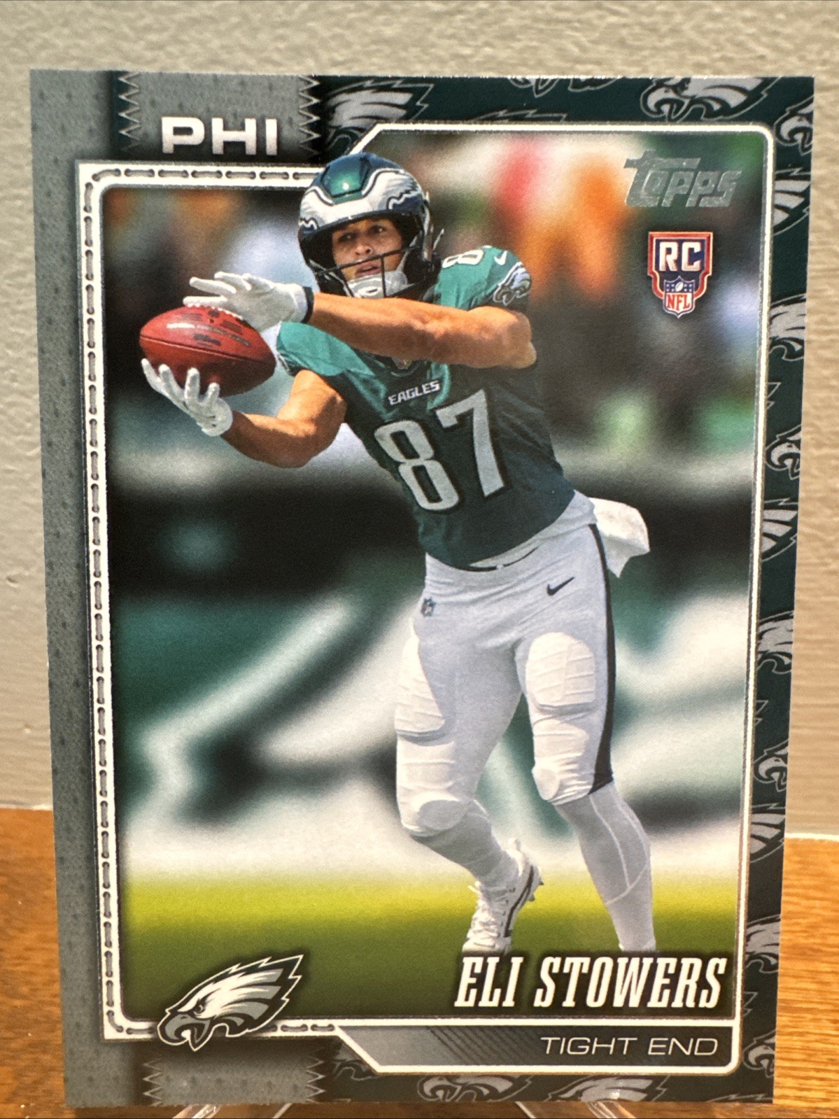 2026 Topps Flagship Football Eli Stowers RC Team Color Border SSP - Eagles 🔥 