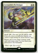 Leonardo's Technique MTG Teenage Mutant Ninja Turtles 18 R NM