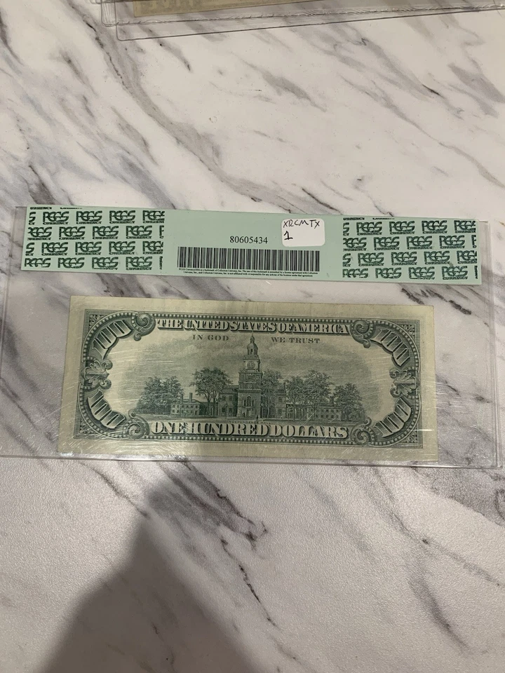 1969 $100 Dollar Rare Federal Reserve  Really Low Serial Number - Image 3 of 4