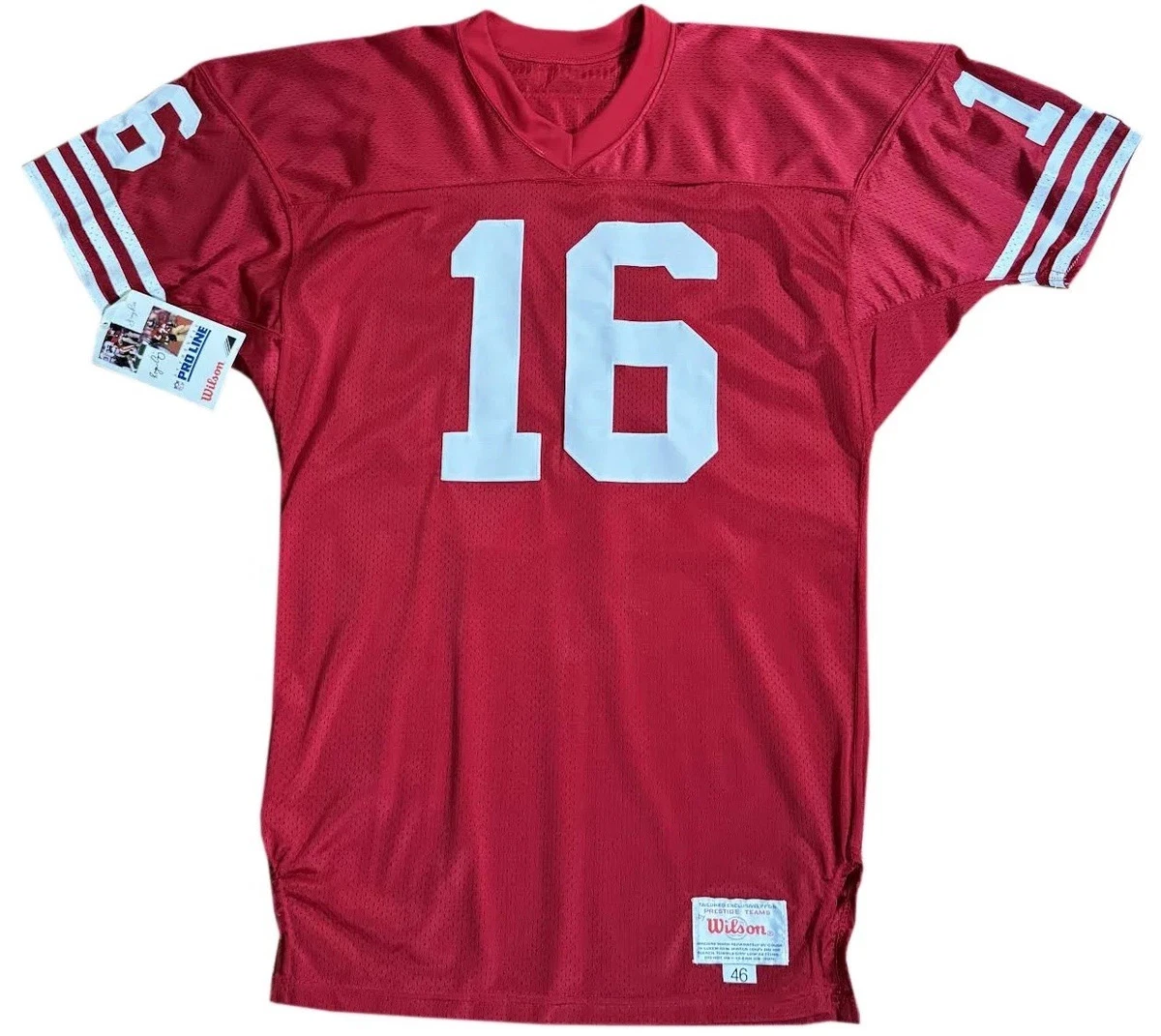モンタナ 49ers Authentic オーセンティック ジャージ Amazon.com : Joe Montana Jersey Red San Francisco | Unisex Adult