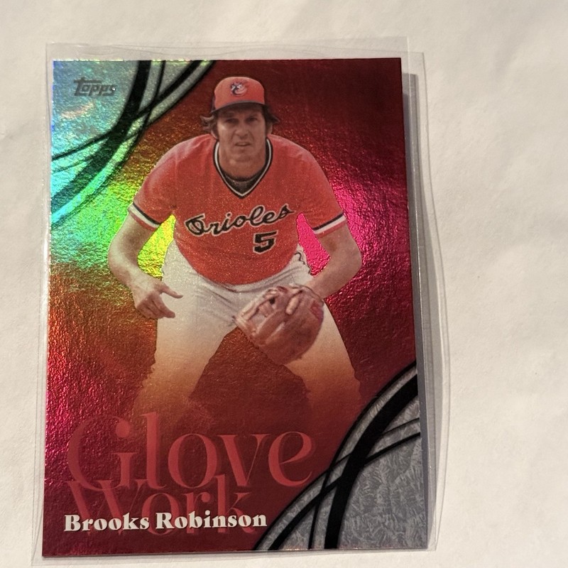 Topps 2026 Series 2 Brooks Robinson  Glove Work GW-3 Baltimore Orioles