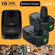 2X 18V 6.0AH Battery for Dewalt 18 Volt XRP Battery DC9096 DC9098 DC9099 DW9096