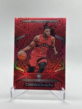 2024-25 Panini Obsidian - Jonathan Mogbo  #166 Electric Etch Red Flood (RC)