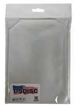 2000 USDISC Plastic Sleeves 3mil 5.7 x 7.4, (Clear) No Stitches