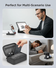 3 in 1 Foldable Magnetic Wireless Charging Station  Stand,Portable Charger for