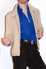 Lardini Men’s Cotton-Linen Jacket- Size M (50R) | Made in Italy | à la Drake's