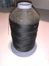  K-1388 Black Nylon Thread Upholstery Leather Canvas "Made In USA"