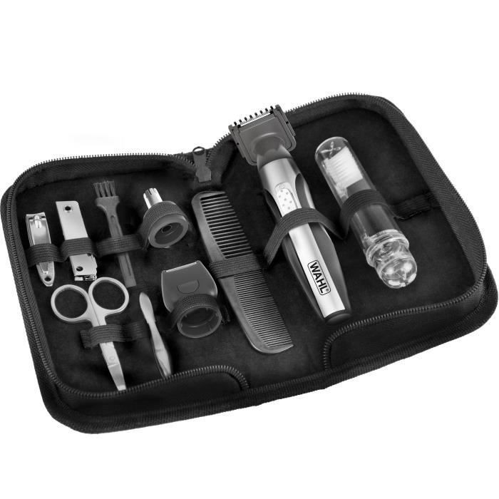 Kit tondeuse de précision WAHL 05604-616 pour rester impeccable en voyage d'affaires