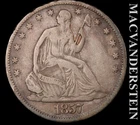 1857-O Seated Liberty Half Dollar - Scarce  Very Fine  Better Date  #L5095