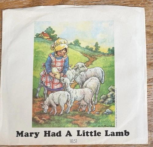 Paul McCartney & Wings Mary Had A Little Lamb Little Woman Love Apple 1851 45rpm