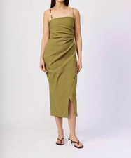 En Saison Lynx Pleated Dress Size M