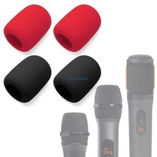 4 Pcs Mic Covers for JBL PartyBox Wireless Mic Microphones,Karaoke Microphones