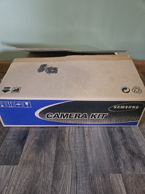 Samsung SSC17WEB B/W Camera Kit (Lot Of 4) with cords, connectors and cords READ