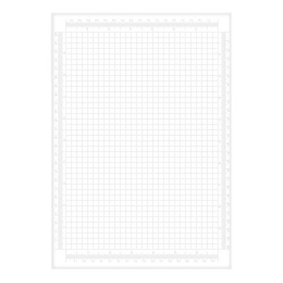 Sturdy Clear Crafting Mat With Strong Holds For Paper And Fabric