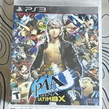 Atlus Persona 4 Arena Ultimax Sony PS3 T NTSC-U/C Fighting Manual MP