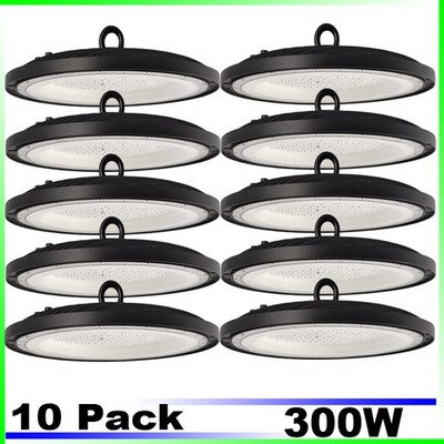 10PC 300W led bay lights plug in Factory Warehouse Commercial Light Fixtures 