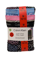 Calvin Klein Youth 3 Pack Sleep Jogger - Medium 10/12