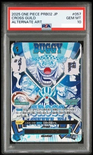 PSA 10 Cross Guild OP09-057 Buggy ONE PIECE Card The Best vol.2 PRB-02 Japanese