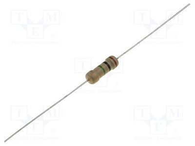 Ø0,6x26mm 0,5W Ø3,2x9mm Widerstand: Kohle ±5% THT 8,2kΩ axial