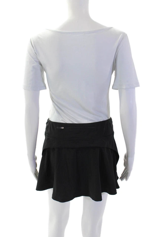 Mini Skort Lululemon Mujer Negro Talla 6 Foto 3 de 4