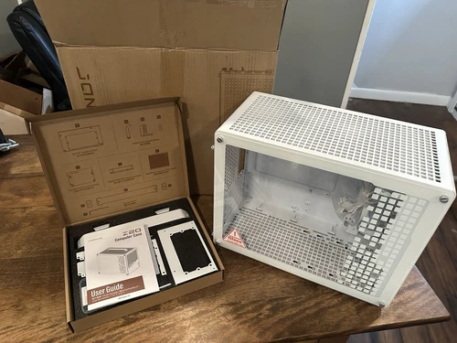 JONSPLUS Z20 White Micro-ATX Mini Tower PC Case