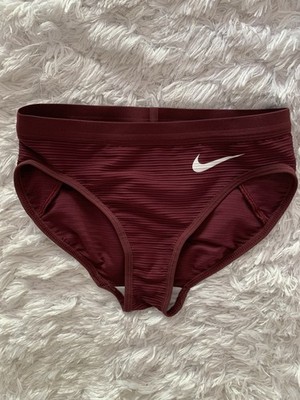 Nike Pro Elite Track & Field Running Briefs Women S Purple  Made USA DA3035 675
