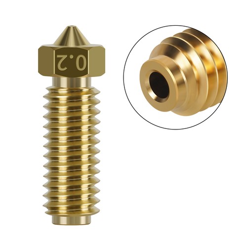 For Anycubic Kobra 3 Nozzle Brass Hardened Steel 3D Printer Volcano Nozzles - Photo 25/34