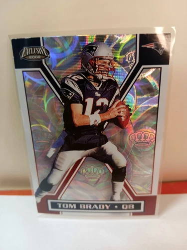 Tom Brady 2002 Pacific Exclusive Silver Refractor #97 New England Patriots EX/NM